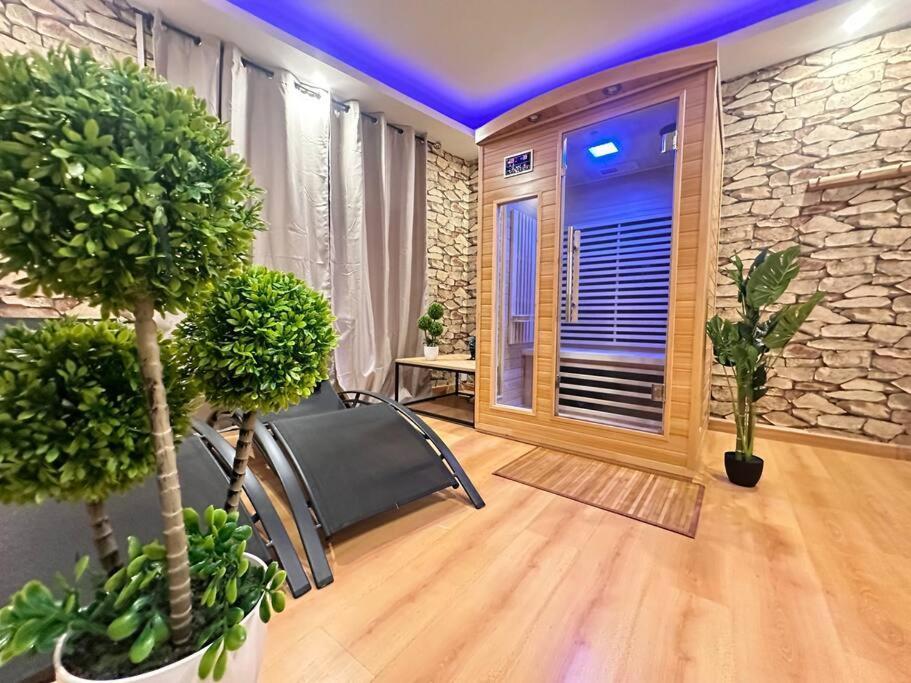 E Servagnat T3 Luxe Avec Sauna Jacuzzi Et Hammam 에페르네이 외부 사진